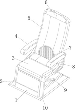 一种高空作业用可折叠式高空作业座椅