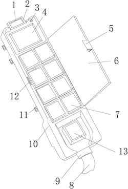 一种电力施工安全工器具管理系统用手持式智能设备