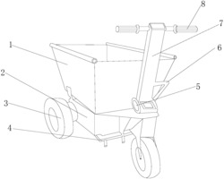 一种建筑施工用推车