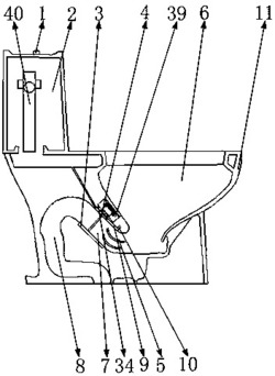 一种用于室内装修的节水防堵降噪马桶